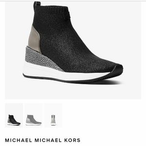 Michael Kors Metallic Skyler bootie
